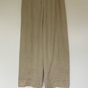 Eileen Fisher organic linen pants boho hippie aesthetic easy breezy wide leg